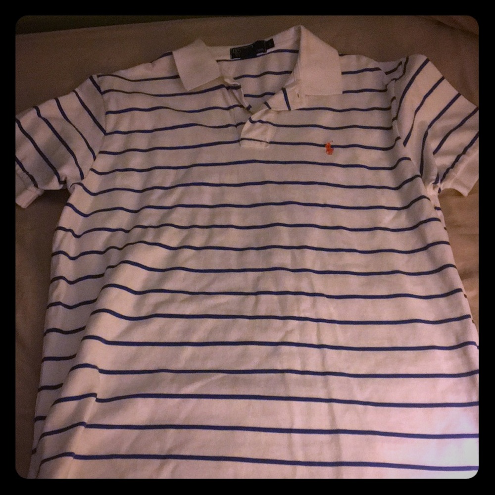 Striped Ralph Lauren Polo Shirt Men’s Large